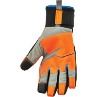 Gants utilitaires thermiques haute visibilit&eacute; performants et &eacute;tanches ProFlex 818WP, Paume Polyur&eacute;thane, Taille Petit OSI Industrial Sales