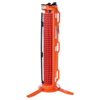 3-Legged Barrier, 50' L, Plastic, Orange OSI Industrial Sales