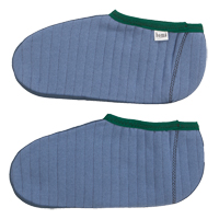 Rubber Boot Socks, Men's, X-Large, Blue/Green, Cotton/Fleece OSI Industrial Sales
