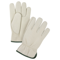 Gants de conducteur doubl&eacute;s pour l'hiver de premi&egrave;re qualit&eacute;, Moyen, Paume en Cuir fleur de vache, Molleton OSI Industrial Sales