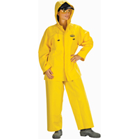 Hurricane Flame Retardant/Oil Resistant Rain Suits - Rainsuits, 4X-Large, Yellow OSI Industrial Sales