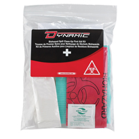 Trousse de premiers soins pour nettoyage de biorisques Dynamic, Dispositif m&eacute;dical Classe 1, Sac en plastique refermable OSI Industrial Sales