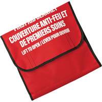 Dynamic Fire Blanket with Nylon Pouch Holder, Wool, 60"L x 71"W OSI Industrial Sales