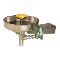 Eye/Face Wash Station, Wall-Mount Installation, Stainless Steel Bowl OSI Industrial Sales