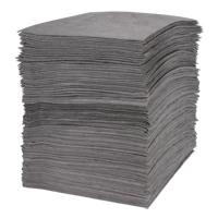 Feuilles absorbantes souffl&eacute;es de premi&egrave;re qualit&eacute;, Universel, 15" x 18", 30 gal. d'absorption OSI Industrial Sales