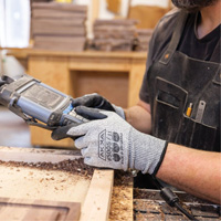 Cut Resistant Glove, Size Small/7, 10 Gauge, Foam Nitrile Coated, Dyneema&reg; Shell, ASTM ANSI Level A3/EN 388 Level C OSI Industrial Sales