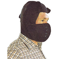 Doublure de casque de s&eacute;curit&eacute; avec masque amovible, Doublure en Coton/Kasha, Taille unique, Noir OSI Industrial Sales