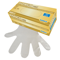 Disposable Glove, Small, Polyethylene, 1-mil, Powder-Free, Clear OSI Industrial Sales