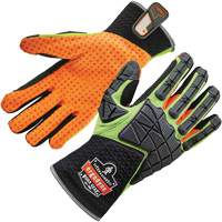 Gants &agrave; dos absorbeur d'impacts ProFlex 925F(X), Petit, Paume en Cuir refendu, Poignet &agrave; enfiler OSI Industrial Sales