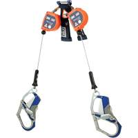 C&acirc;ble de s&eacute;curit&eacute; autor&eacute;tractable pour rebord Nano-Lok, 7', Acier inoxydable, Pivotant OSI Industrial Sales