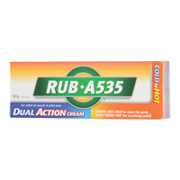 Soulagement chaleur Rub A535, Cr&egrave;me, Analg&eacute;sique OSI Industrial Sales