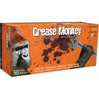 Gants Grease Monkey, Moyen, Latex, 15 mils, Sans poudre, Bleu OSI Industrial Sales
