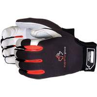 Clutch Gear&reg; Mechanic's Gloves, Grain Leather/Split Leather Palm, Size Small OSI Industrial Sales