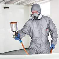 ProPlus Gard Protective Coveralls, Nylon, Medium, Grey OSI Industrial Sales