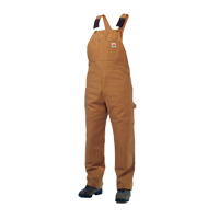 Unlined Duck Overalls, Men's, Large, Brown OSI Industrial Sales