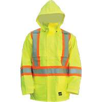 Manteau Open Road, Polyester/Polyur&eacute;thane, Jaune lime haute visibilit&eacute;, Petit OSI Industrial Sales