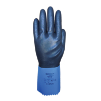 Summitech Full-Dipped Chemical Resistant Gloves, Size Small/7, 11.8" L, Chloroprene, Poly-Cotton Inner Lining, 59-mil OSI Industrial Sales
