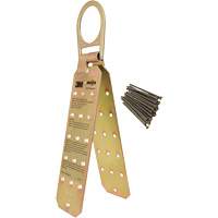 Ancrage r&eacute;utilisable &agrave; charni&egrave;re PROTECTA PRO pour toiture, Toit, Usage Temporaire OSI Industrial Sales