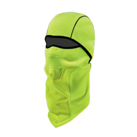 N-Ferno&reg; 6823 Wind-Proof Hinged Balaclava, Fleece, High-Visibility Lime Green OSI Industrial Sales