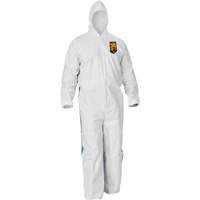 Combinaisons avec dos respirant Kleenguard A40, Grand, Bleu/Blanc, Microporeux/SMS OSI Industrial Sales