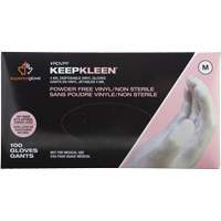 Gants jetables, Petit, Vinyle, 4 mils, Sans poudre, Blanc OSI Industrial Sales