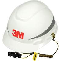 Longe pour casque de s&eacute;curit&eacute;, Spirale, Attache/boucle OSI Industrial Sales