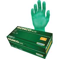 Disposable Gloves with Aloe, X-Large, Vinyl, 5-mil, Powder-Free, Green OSI Industrial Sales