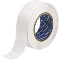 &eacute;tiquettes &agrave; transfert thermique B-461, Polyester, 0,6" lo x 1,625" h, Blanc OSI Industrial Sales