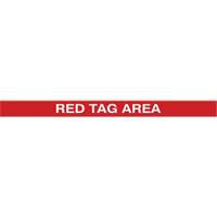 Tough-Mark Heavy-Duty Floor Marking, Rectangle, 48" L x 2" W, Red, Polyethylene OSI Industrial Sales