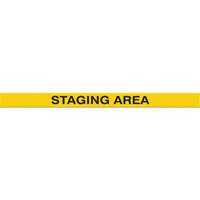 Tough-Mark Heavy-Duty Floor Marking, Rectangle, 48" L x 2" W, Yellow, Polyethylene OSI Industrial Sales