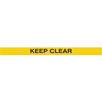 Tough-Mark Heavy-Duty Floor Marking, Rectangle, 48" L x 2" W, Yellow, Polyethylene OSI Industrial Sales