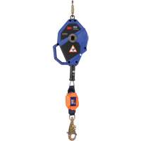 Cordage de s&eacute;curit&eacute; autor&eacute;tractable avec verrouillage intelligent, 30', Acier inoxydable, Pivotant OSI Industrial Sales