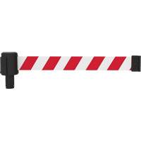 PLUS Banner Cassette, Blank, 15', Red and White Tape OSI Industrial Sales