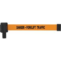 PLUS Banner Cassette, Danger - Forklift Traffic, 15', Orange Tape OSI Industrial Sales
