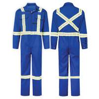 Nomex&reg;Essential 6 oz. Deluxe Coveralls, Size 34, Royal Blue OSI Industrial Sales