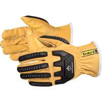 Endura&reg; Anti-Impact Driver's Gloves, X-Small, Grain Goatskin Palm, Kevlar&reg; Inner Lining OSI Industrial Sales
