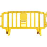 Barricade Movit, Emboîtables, 78" lo x 39" h, Jaune OSI Industrial Sales