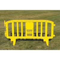 Barricade Movit, Emboîtables, 78" lo x 39" h, Jaune OSI Industrial Sales