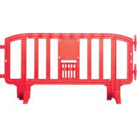 Barricade Movit, Emboîtables, 78" lo x 39" h, Rouge OSI Industrial Sales