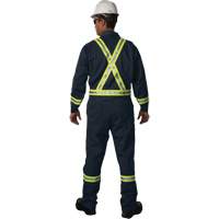 Westex UltraSoft&reg; Unlined Coveralls, Size Large (Tall), Navy Blue, 12.4 cal/cm2 OSI Industrial Sales