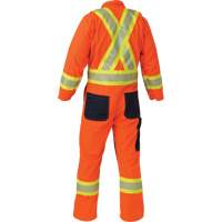 Ripstop Coveralls, Small, High Visibility Orange OSI Industrial Sales