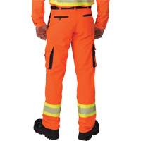 Ripstop High-Visibility Cargo Pants, Polyester, 28, High Visibility Orange OSI Industrial Sales