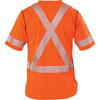 Polartec&reg; Power Grid&reg; High Visibility Short Sleeved T-Shirt, Polyester, Small, Orange OSI Industrial Sales