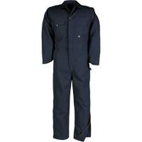 Deluxe Coveralls with Zipper, Men's, Navy Blue, Size 36 OSI Industrial Sales