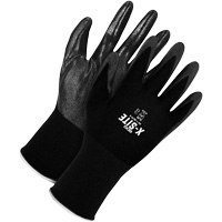 Coated Gloves, 10, Bi-Polymer Coating, 15 Gauge, Nylon Shell OSI Industrial Sales