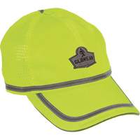 GloWear&reg; 8930 High Visibility Baseball Cap, High Visibility Lime-Yellow, Polyester OSI Industrial Sales