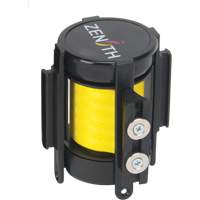 Magnetic Tape Cassette for Build-Your-Own Crowd Control Barrier, 7', Yellow Tape OSI Industrial Sales