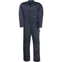 Industrial Work Coveralls, Men's, Navy Blue, Size 36 OSI Industrial Sales