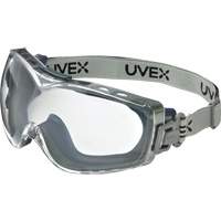 Uvex HydroShield&reg; Stealth&reg; OTG Safety Goggles, Clear Lens, Anti-Fog/Anti-Scratch, Indirect Vent OSI Industrial Sales