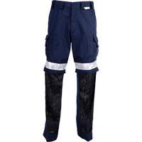 High Visibility Pants, Poly-Cotton, 32, Navy Blue OSI Industrial Sales